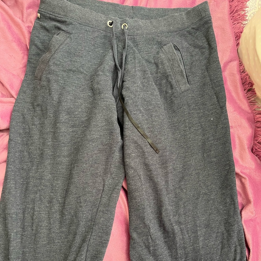 Victoria secret sweat pants.